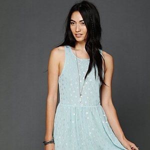 Free People Whimsical Polkadot Dress Large
